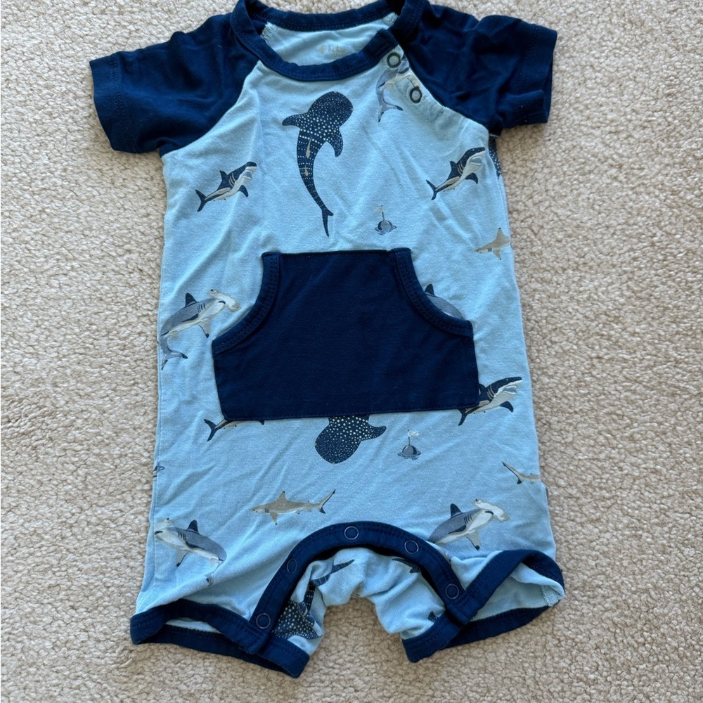 Kyte BABY Blue Ocean Bodysuit Romper